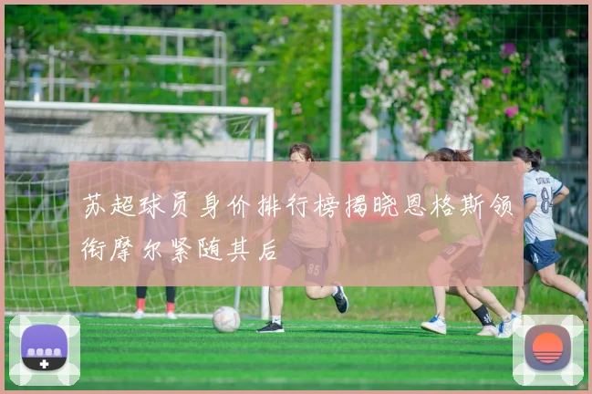 苏超球员身价排行榜揭晓恩格斯领衔摩尔紧随其后